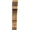 Ekena Millwork Balboa Slat Smooth Bracket, Western Red Cedar, 3 1/2"W x 22"D x 22"H BKT04X22X22BOA06SWR - alternate 2